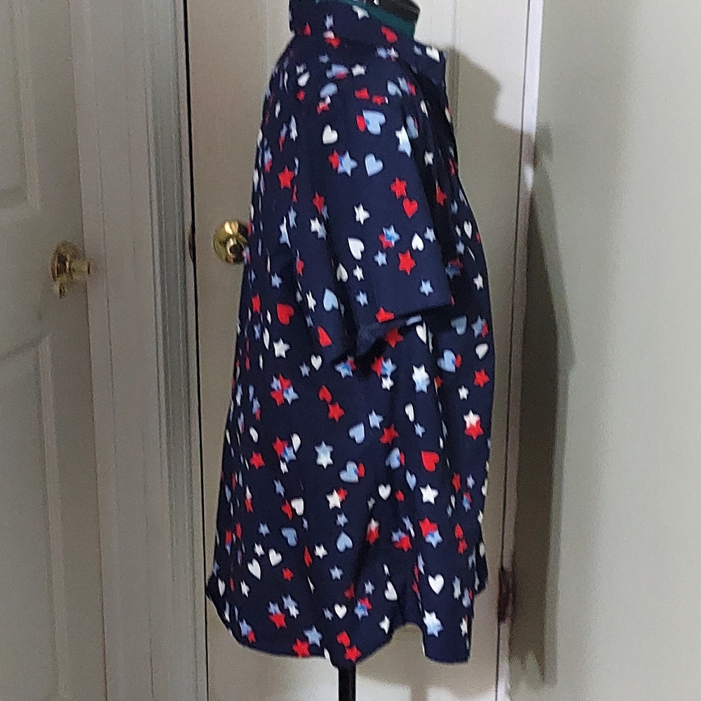 Woman Within Red, White & Blue Shirt - Picture 4 of 12